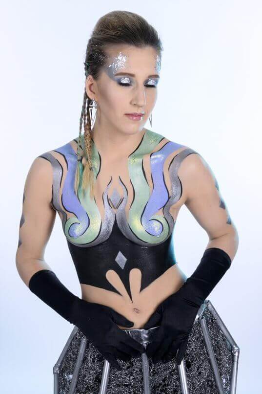 Eindwerk Grime bodypaint