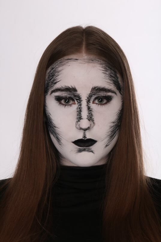 facepaint black and white